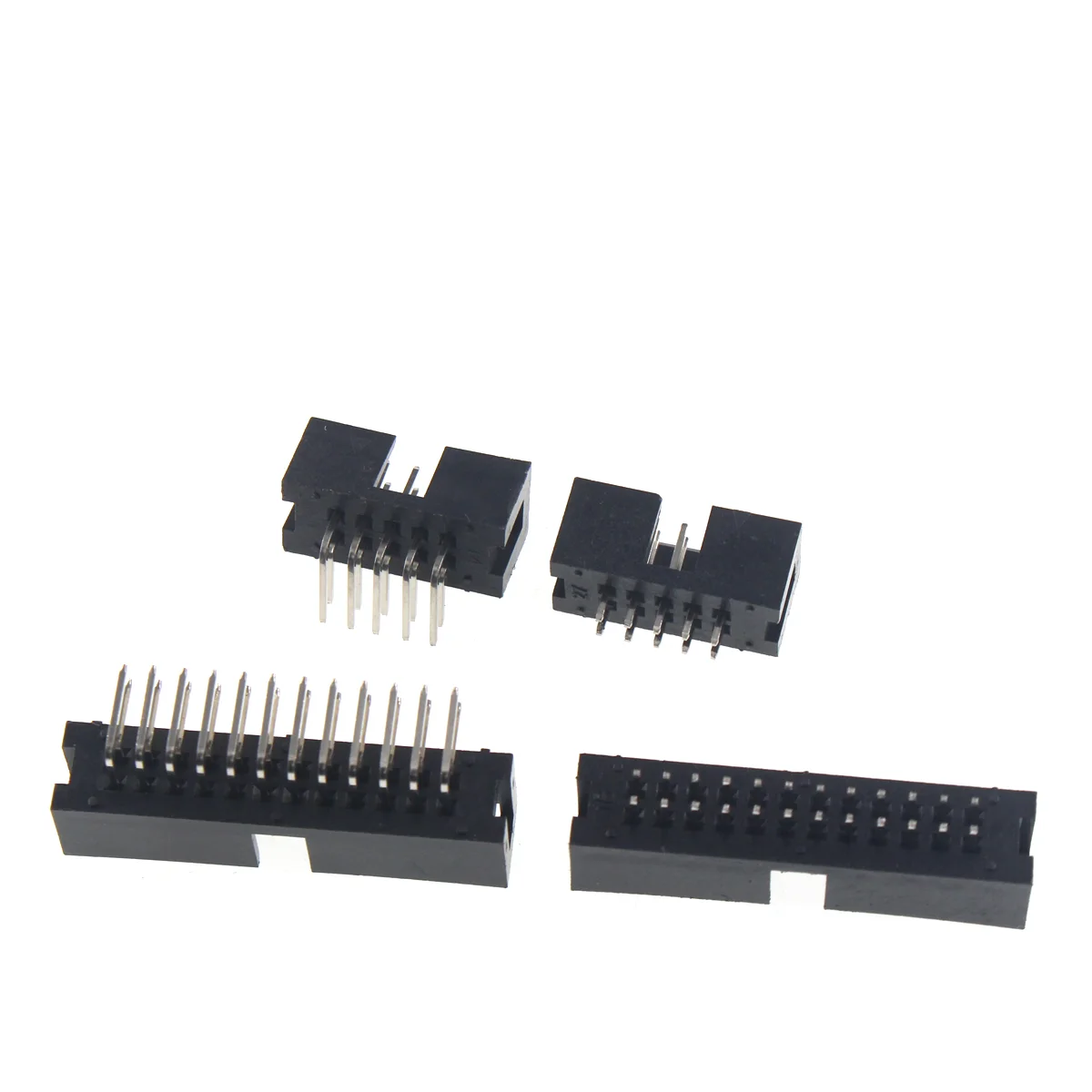 10pcs dip 6/10/20/26/34/40 PIN 2.54MM pitch MALE SOCKET straight idc box headers PCB CONNECTOR DOUBLE ROW 10P/20P/40P DC3 HEADER image 2