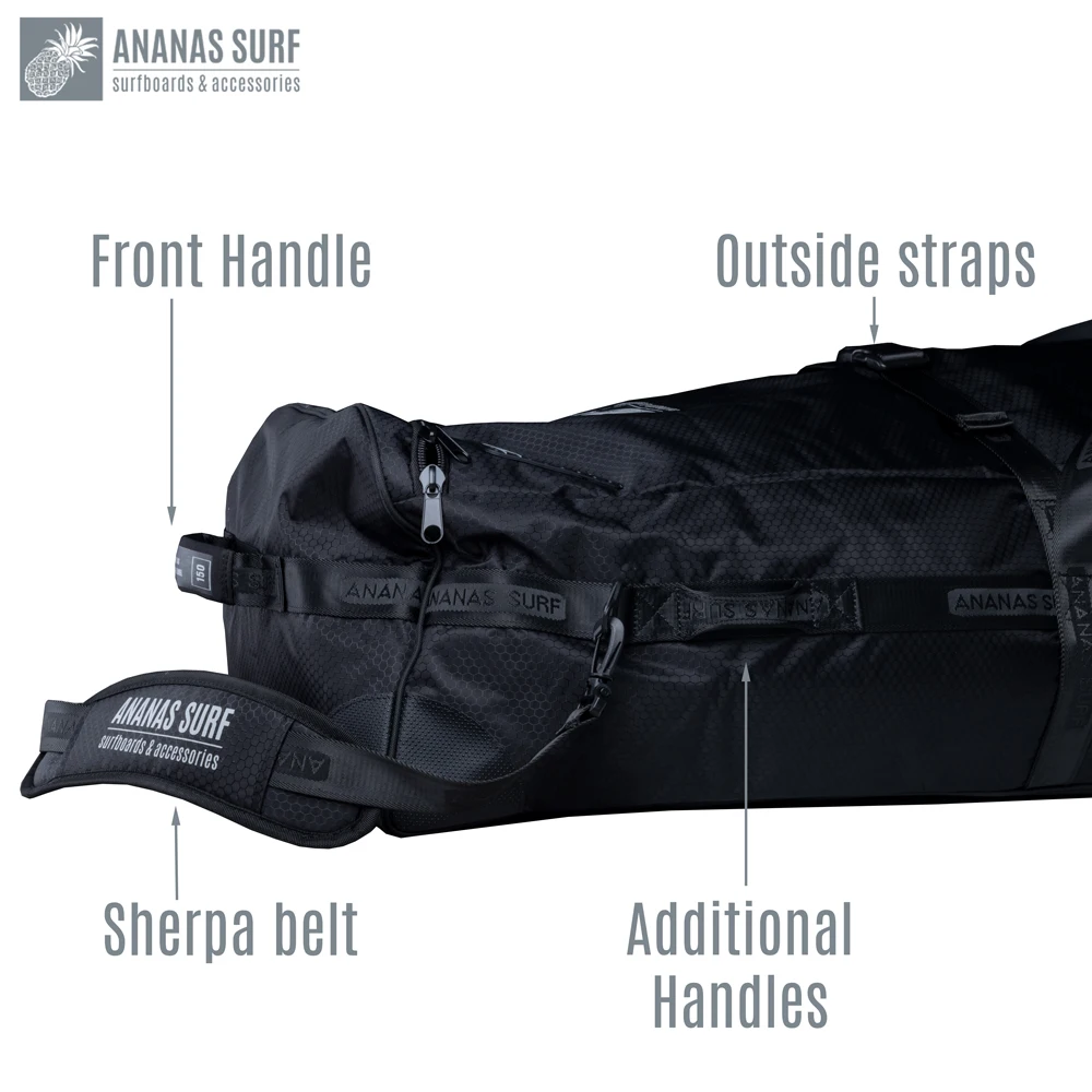 Ananas Surf Kite Wing Gear Travel Bag 150cm Boardbag Wheels Luggage TT Box 150 Gearbag