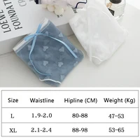 Culotte en dentelle transparente et Sexy pour femme, culotte taille basse, avec ruban, sous-vêtement féminin, L-XL 6