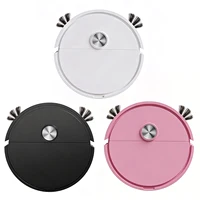 Robot aspirateur compact 3 en 1 pour voiture, machine de nettoyage intelligente légère, évitement automatique des obstacles pour poils d'animaux, sols durs et tapis 3