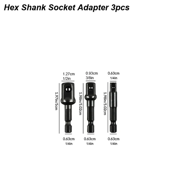 Socket Adapter 3pc A