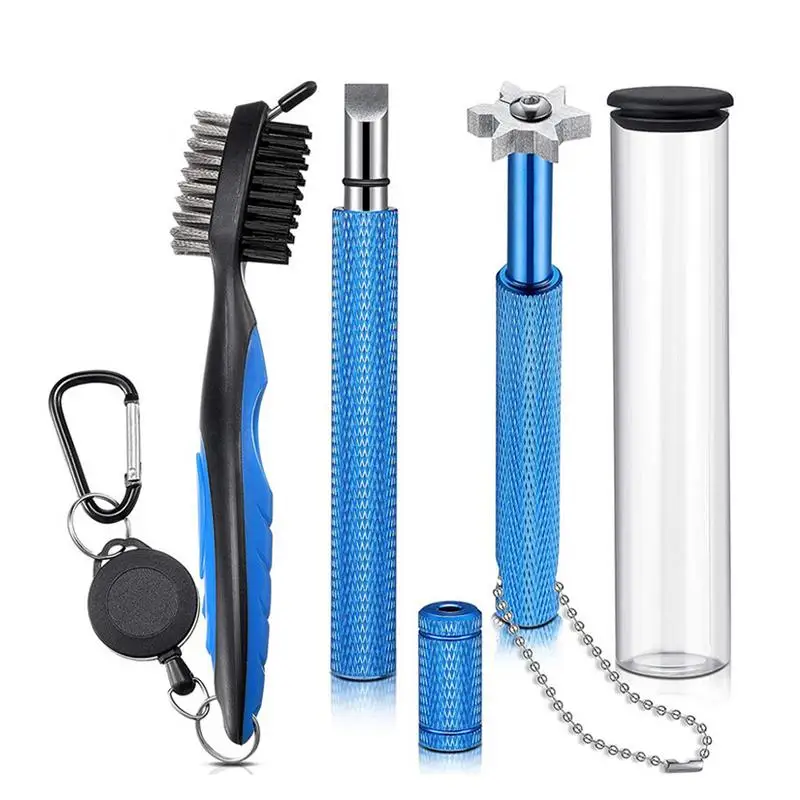 

Golf Club Brush Golf Club Sharpener Grooving Tool Golf Putter Wedge Ball Groove Cleaner Kit Cleaning Tool Accessories