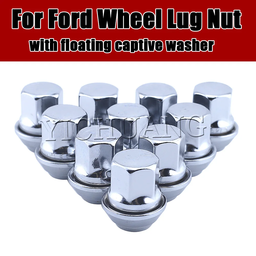 1 Piece Alloy Steel Wheel Nuts For Ford Fiesta Mondeo CMax Focus MK1