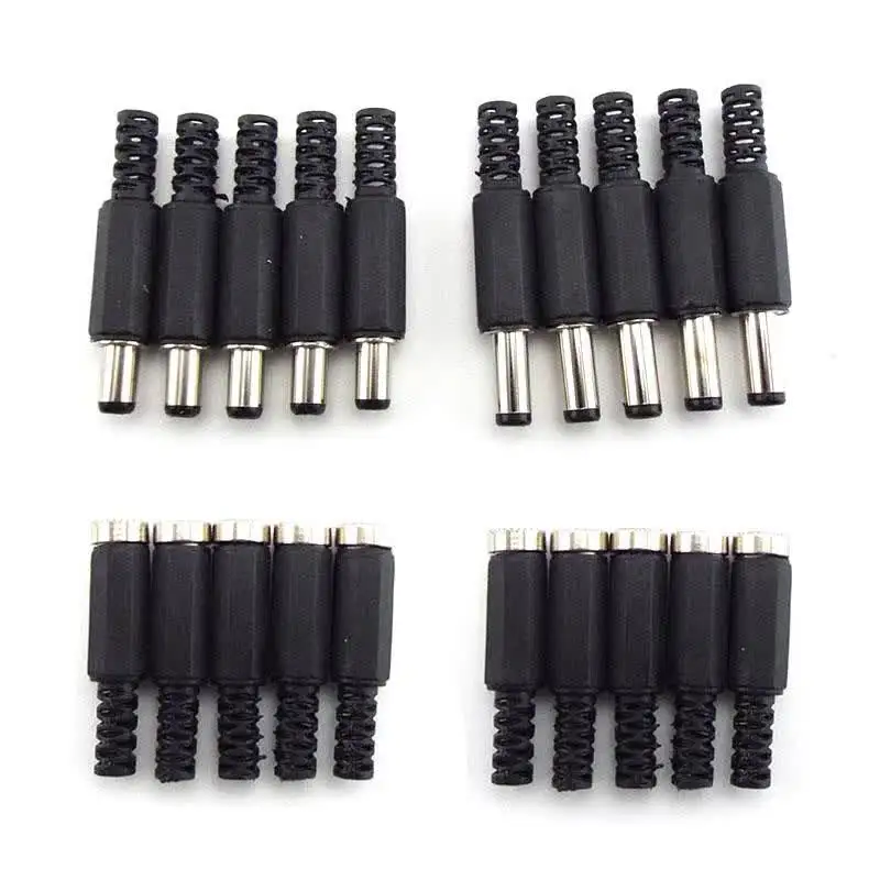 Fancasee 2 Stück 1,8 m 5,5 mm x 2,1 mm DC Verlängerungskabel 90 Grad