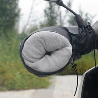 Bike Handlebar Mitts Fleece Liner Winter Fat Bike Mittens Extreme Cold Weather Waterproof Warmer Gloves 1