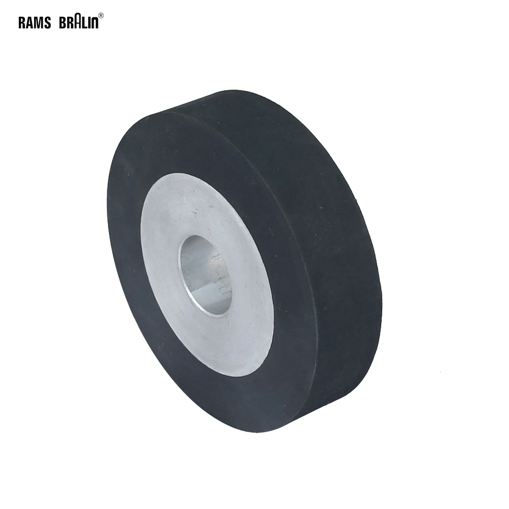 

100*25*25mm Flat Rubber Contact Wheel Belt Grinder Parts Sanding Belt Set