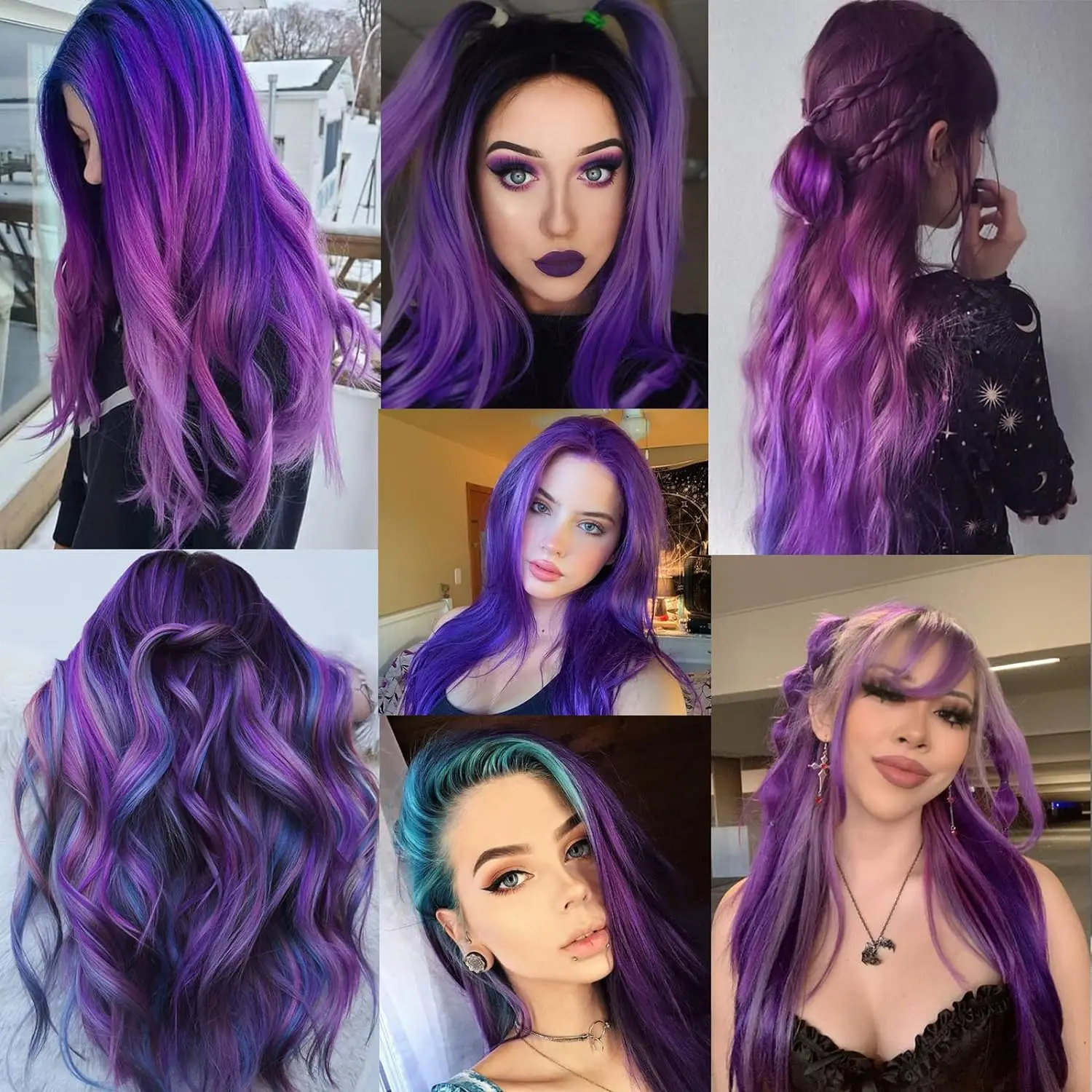 Colored Hair Extensions Clip 8