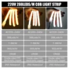 220V Dimmable COB LED Neon Strip Light 288Leds/M IP67 With Switch/Dimmer EU Plug Flexible Adhesive Tape for Home Garden Lighting 6