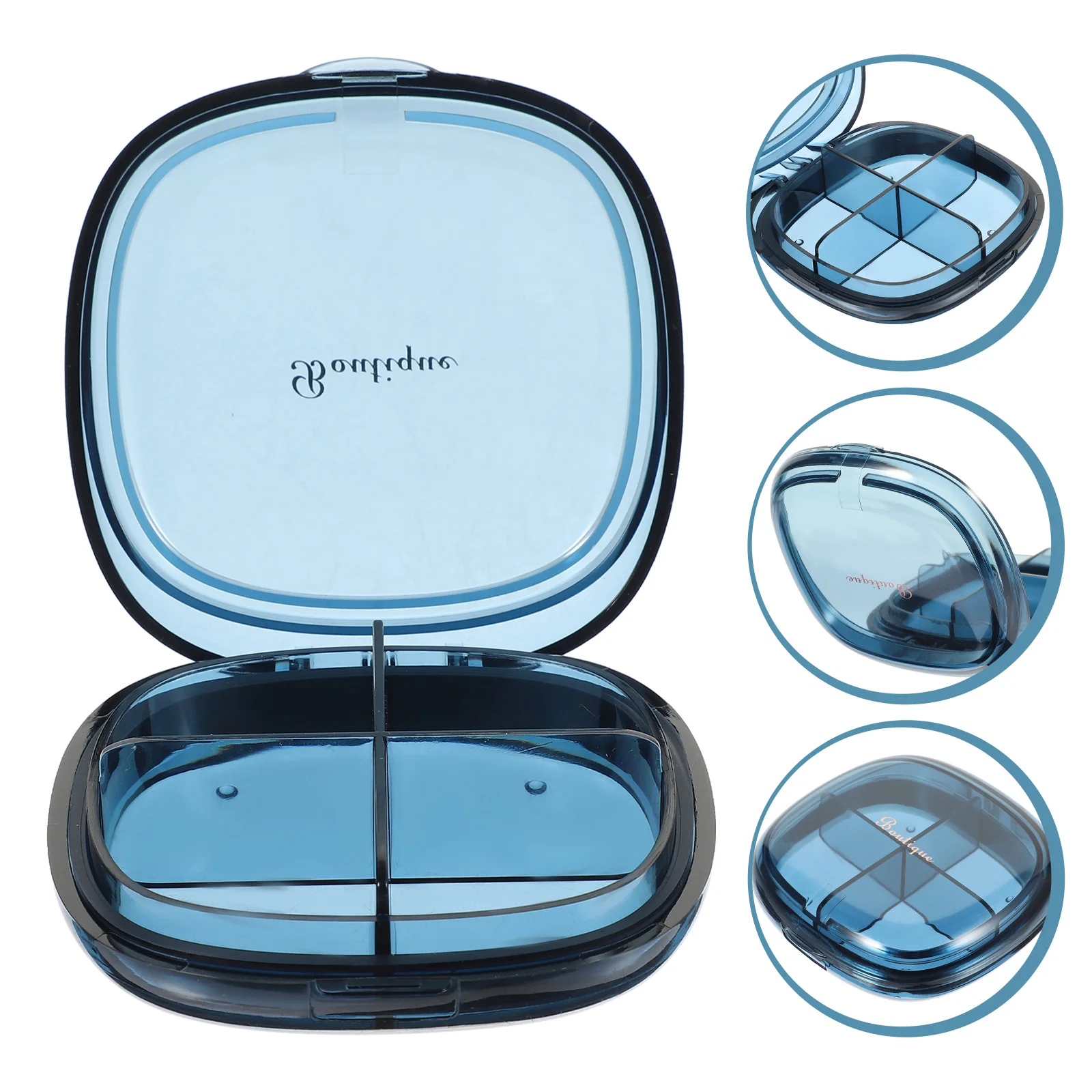 

Storage Box Small Waterproof Container Travel Case Sealing Medicine Holder Organizer Plastic Portable Large Capacity