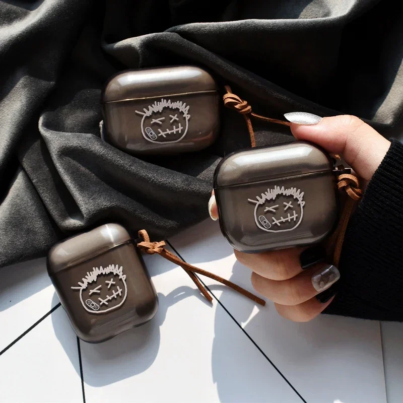 Travis TS トレンディな半透明ケース AirPods 2 3 4 世代カバー