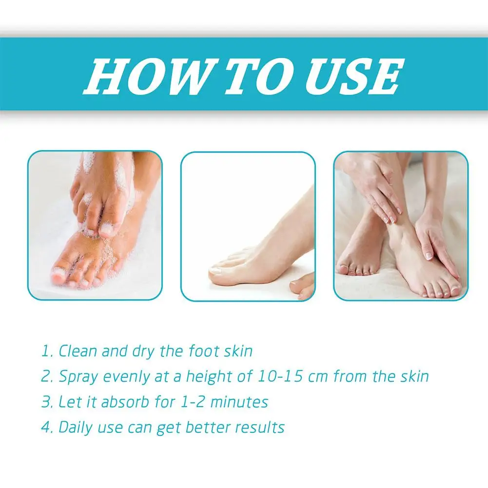 Foot Peeling Spray 30ml Foot Care Spray Natural Deodorizing Spray Anti Drying Crack Foot Care Tool nail care spray