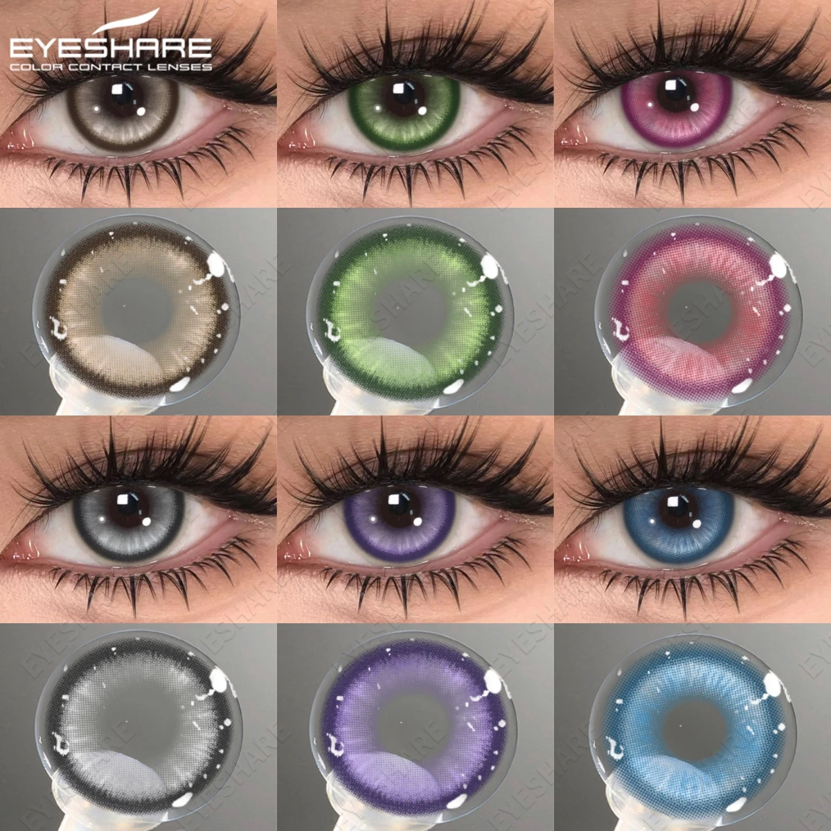 EYESHARE Vibrant Anime-Inspired Color Contact Lenses
