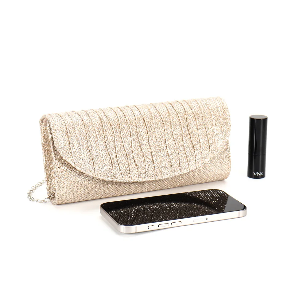 Fashion Evening Clutches Bags for Women's Wedding Party Long Purse Chain Shoulder Bags Ladies Luxury Glitter Sequins Handbags - 3