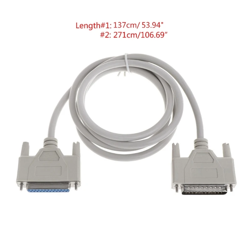 Y1UB 1.5M/2.8M 25Pin DB25 병렬 남성-여성 LPT 프린터 DB25 M-F 케이블 컴퓨터