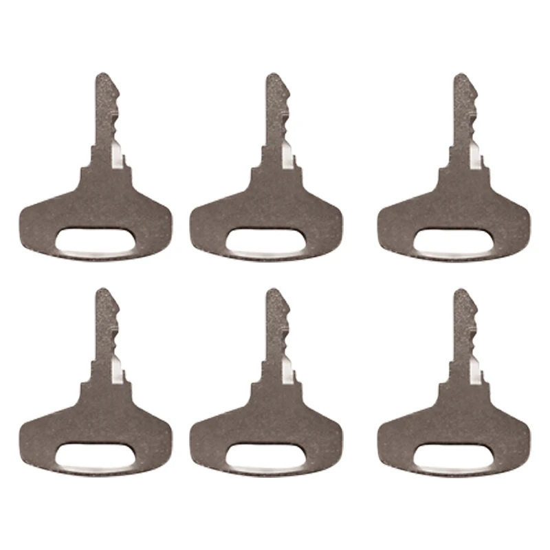 6PCS 점화 키 55240 66711-55140 쿠보타 백호 로더 B20 B5100D-P B5100E-P B6100D-P B6100E-P B6100HST-D와 호환 가능