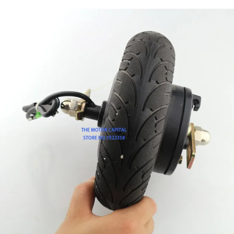 

Electric Scooter 200x50 Solid Tire 8" Hub Motor Wheel 24V 36V 48V DC Brushless Toothless 8 Inch