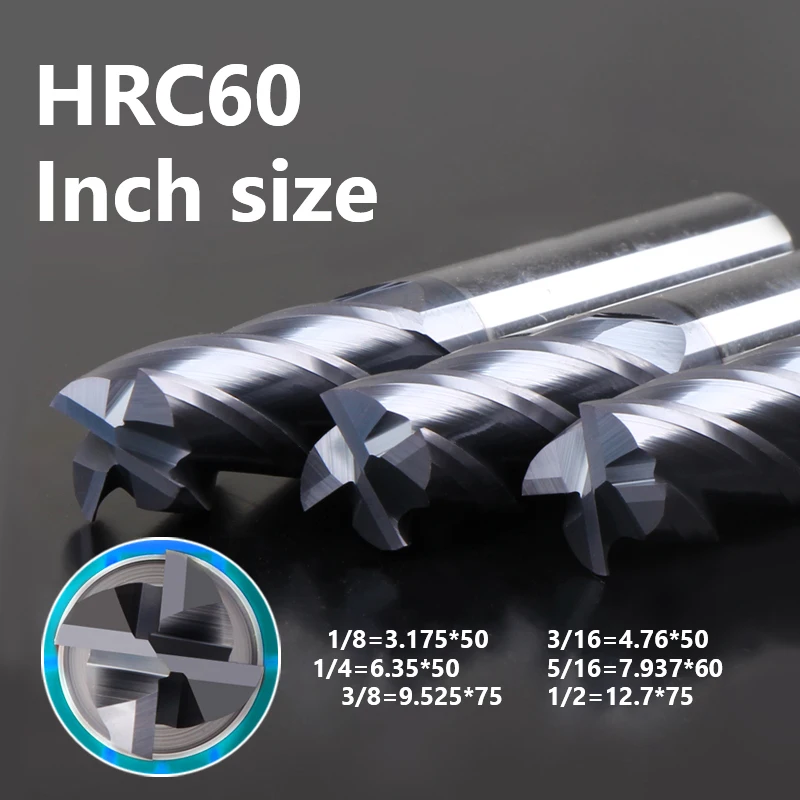 Carbide Square End Mill Micro Grain Carbide End Mill for Alloy Steels