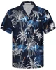 Summer Fashion Mens Hawaiian Shirts Short Sleeve Button Coconut Tree Printed Casual Beach Aloha Shirt Plus Size 6XL Hombre Ropa 4