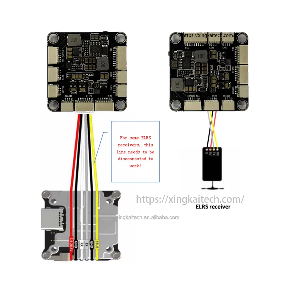Contrôle de vol F405 V3 avec ESC 4in1 50A/60A/65A pour drone FPV