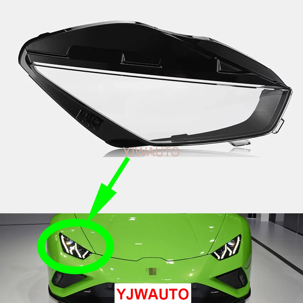 

Для Lamborghini Huracan 2014-2020 объектив фары автомобиля крышка фары стекло замена передний абажур автомобильный корпус