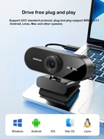 Professional-grade 1080P HD USB webcam (with built-in microphone), suitable for laptops and desktop computers - Image 4