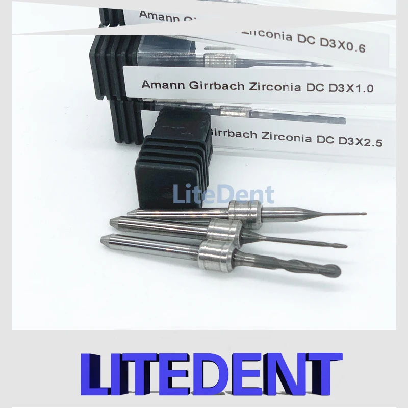 

DC Amann Grrrbach Milling Burs Diamond Coating Bur Diamond Coated Zirconia Block Milling Burs Dental Tool