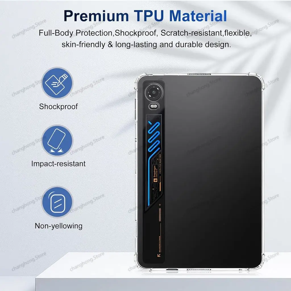 Clear TPU Shockproof Tablet Case with Slim Anti-Scratch Design