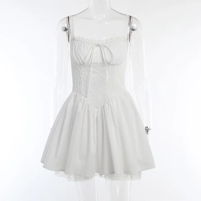 縷縷夢兎 fairy grunge lace up mini dress rurumu: fairy grunge lace up mini dress