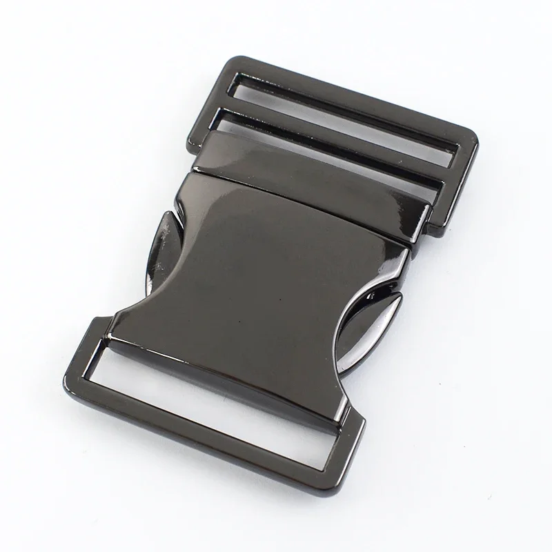 32 fibbie per cinghie da 38 mm, con 8 fibbie laterali e 8 clip di scorrimento Tri Glide e 16 anelli a D, chiusura a scatto di ricambio per fibbie