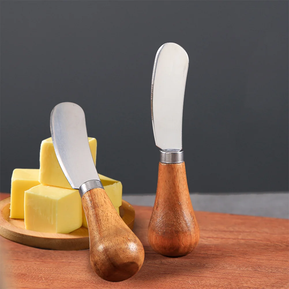 Cheese Jam Spatula Small Scraper Stainless Steel Butter Cutting Tool Convenient