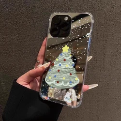 Festive Christmas Tree Star Mirror Acrylic Phone Case Cover for Galaxy S23 Ultra (1)