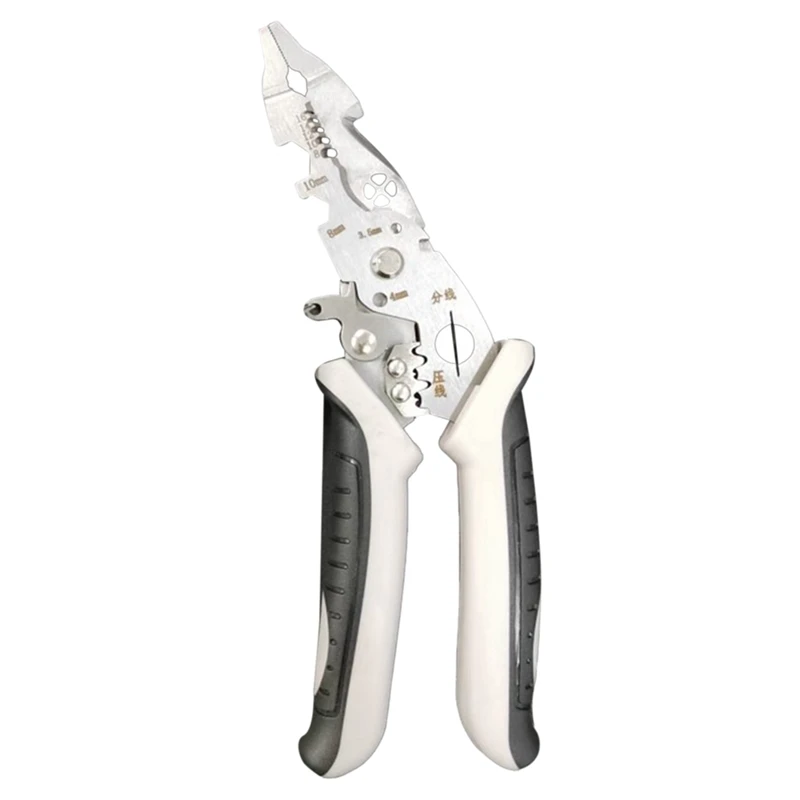 

Multipurpose Wire Stripper,Heavy Duty Electrical Wire Stripping Tool, Wire Strippers And Crimping Tool Durable Easy Install