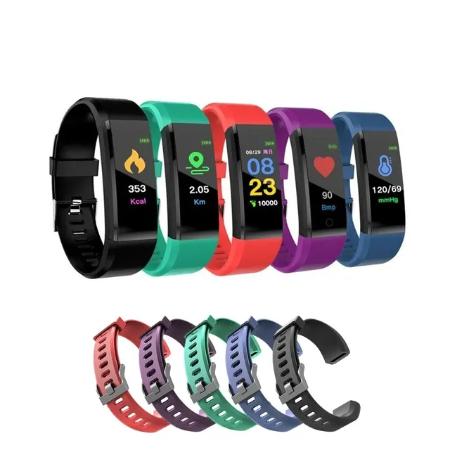 115Plus Sport Fitness Tracker Watch Waterproof Heart Rate Activity Monitor Smart Watch Smart