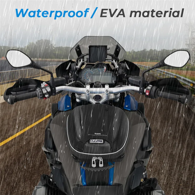 Motorcycle Tanklock Oil Fuel Tank Bag For KAWASAKI VULCAN S 650 Vulcan S650 ABS Adapter Ring Navigation Mount Luggage
