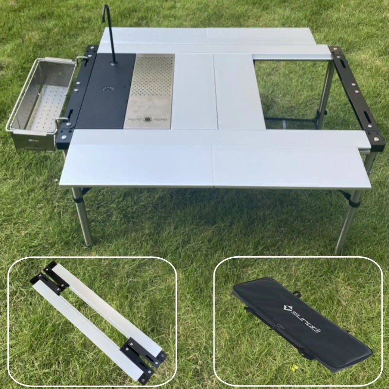 IGT Unit Table Folding Frame 2/3/4 Unit Aluminum Alloy Folding Frame Portable Lightweight Camping Equipment