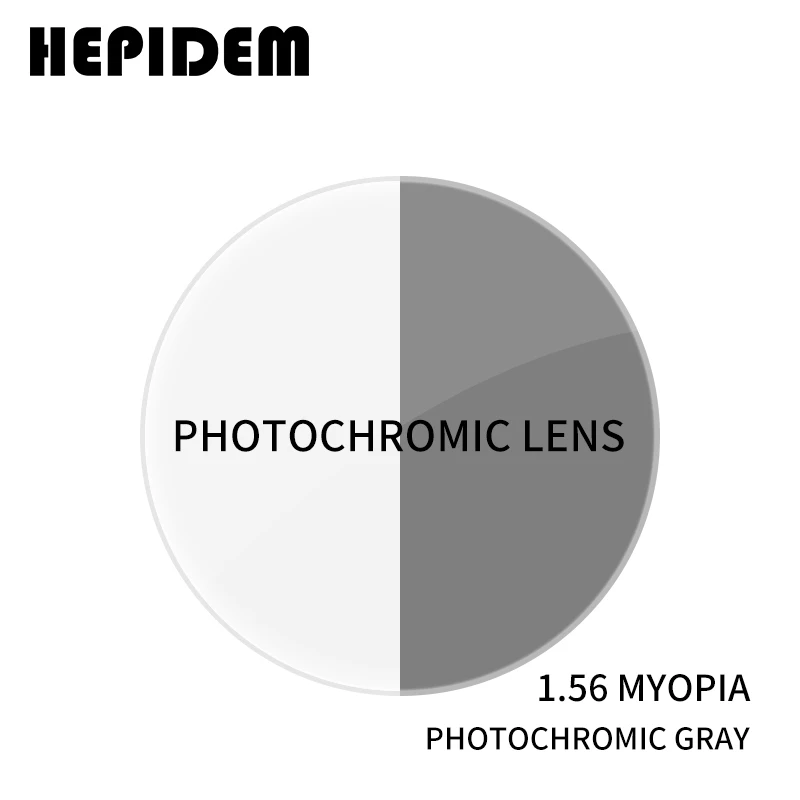 1.56 1.61 1.67 (-0.50~-8.00) Photochromic Optical CR-39 Resin Aspheric Glasses Lenses Myopia Sunglasses Lentes