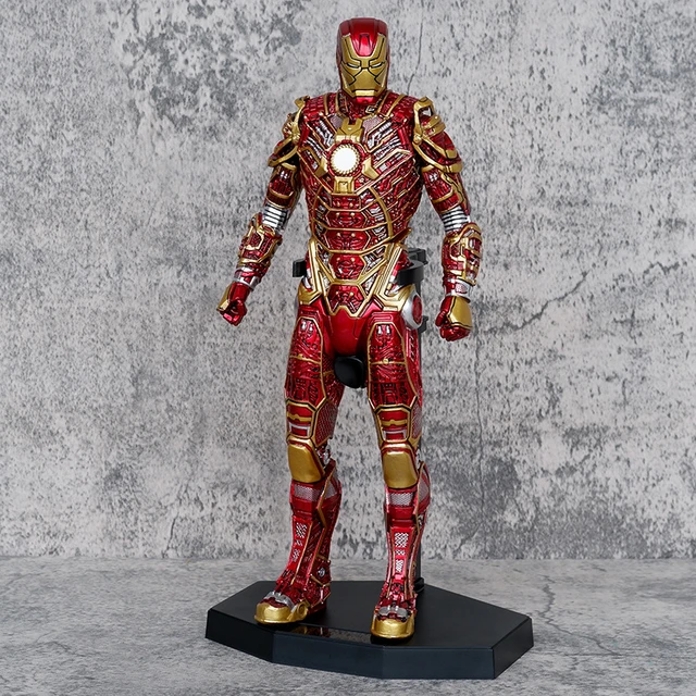 Marvel Avengers Ironman Mark 43 Resin Ironman Statue PVC Action Figures  Toys 50cm - AliExpress