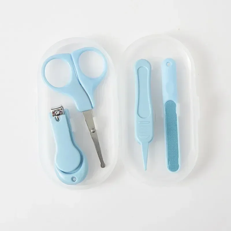 Newborn Nail Care Clipper Set Baby Manicure Set Safe Scissor Cutter 4-piece Child Care Healthcare Kits Baby Tools