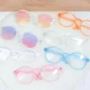 Cotton doll accessories glasses 20cm, black framed transparent glasses for cartoon dolls 3