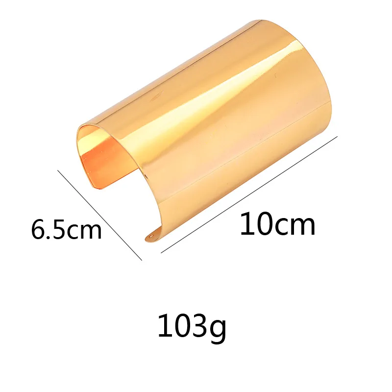 Exaggerate Punk Wide Cuff Bangles For Women Men Vintage Gold Silver Color Bracelet Boho Fashion Pulseras Jewelry DIEZI