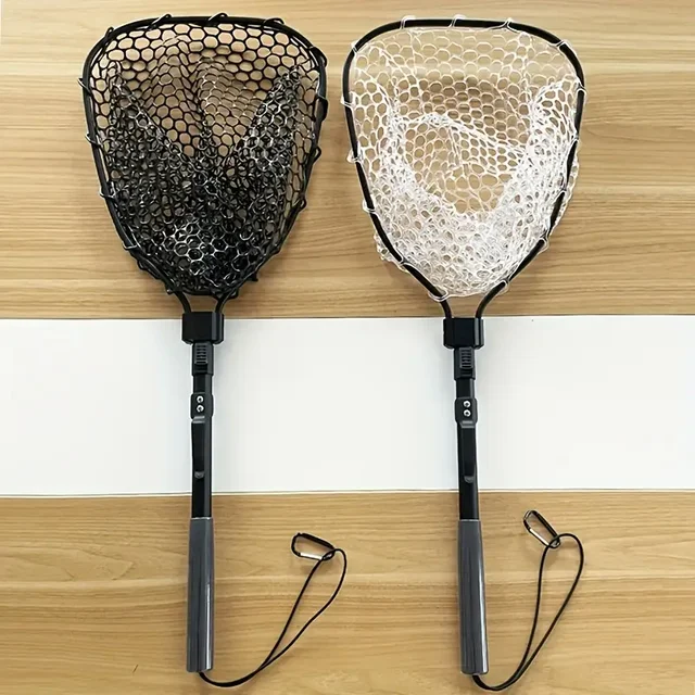 1pcs Portable 29.33in Length Folding Fishing Brail Net Lightweight Aluminum Alloy Frame Fishing Landing Scoop Net for Freshwater 1pcs Portable 29.33in Length Folding Fishing Brail Net Lightweight Aluminum Alloy Frame Fishing Landing Scoop Net for Freshwater
