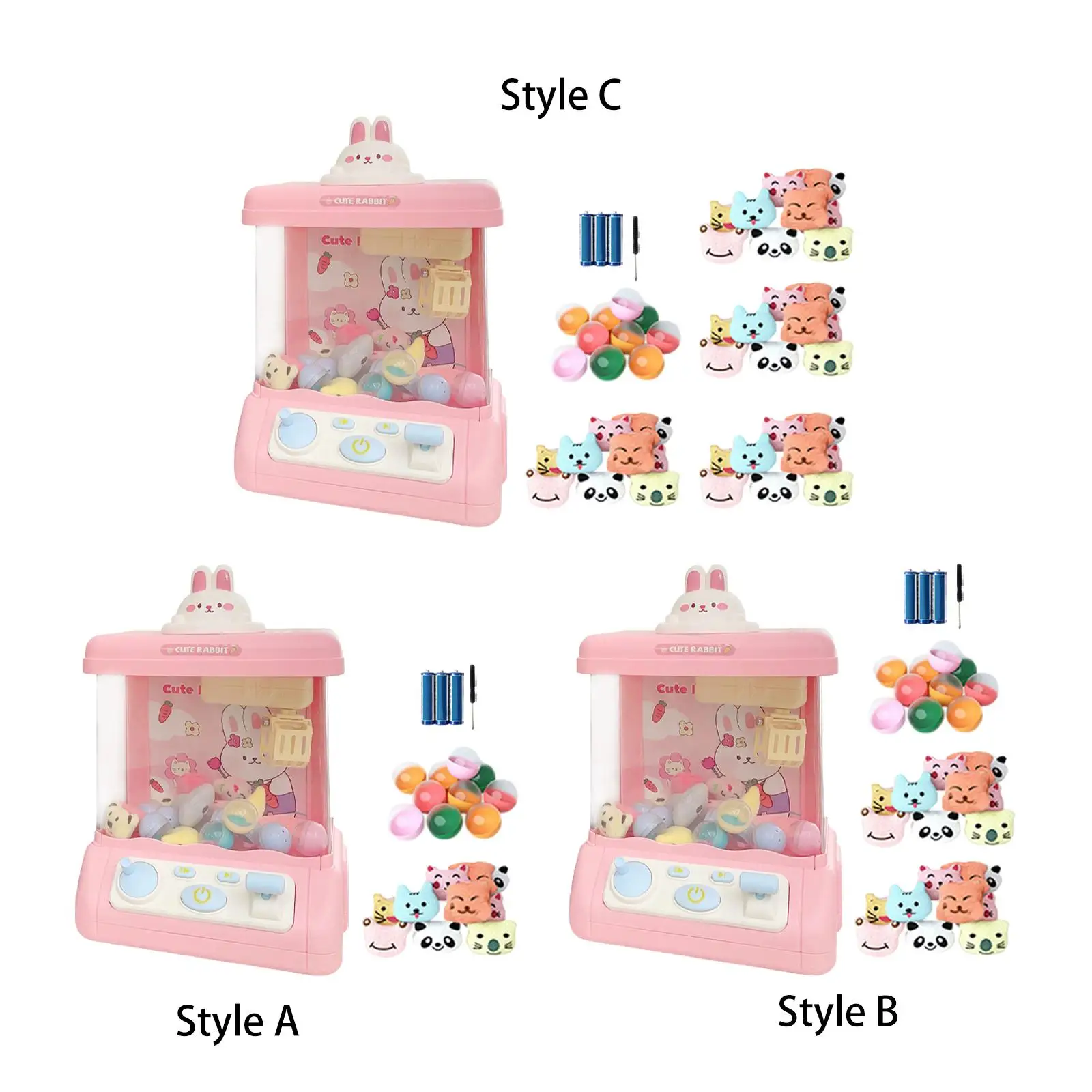 Candy Vending Grabber Kids Claw Machine Interactive Toy Easy Use Prize Dispenser 2