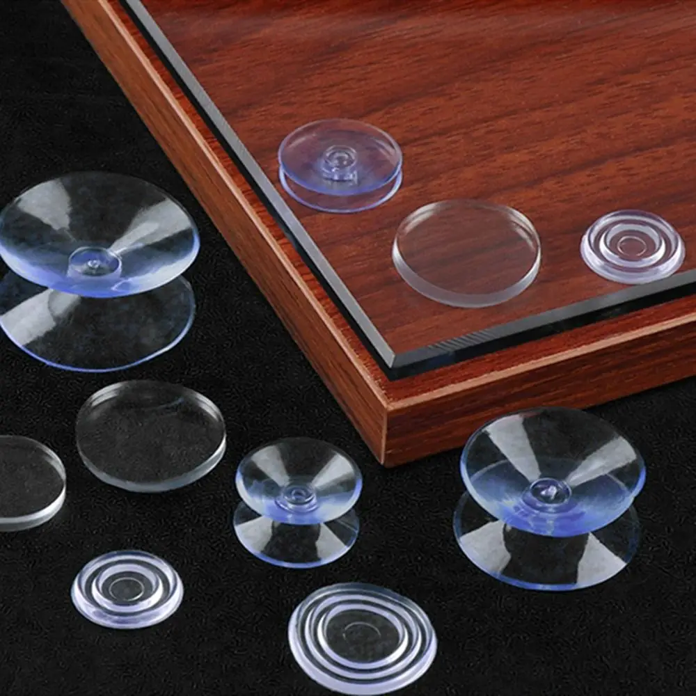 20 Pcs Double-Sided Suction Cup-Sucker Pads For Glass Plastic Aquarium Oxygen Tube DIY Soap Holder 20/30/35/50mm Accessories