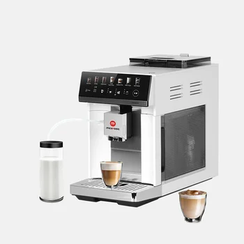 Mcilpoog M3 Automatic Espresso Coffee Machine ，Built-In Milk Frother & Tank, 7 Coffee Varieties, Touchscreen 1