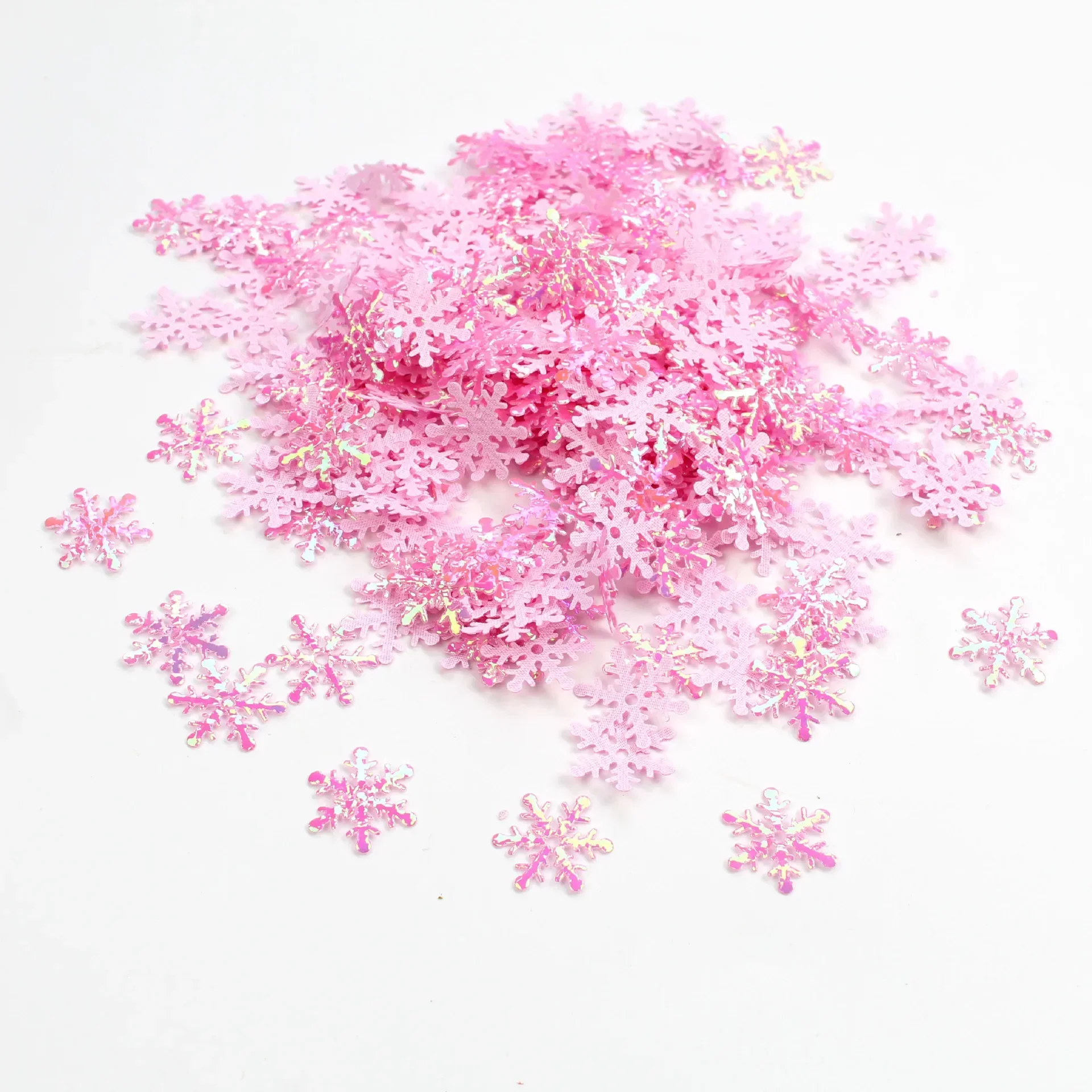 Christmas Decorations 300pcs 3mm Christmas Decorations Snowflakes Wedding Parties DIY Fake Snowflakes