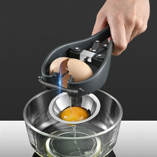 304 Stainless Steel Egg Opener, Egg Beater, Shell Peeler, Kitchen Tool, Egg  Yolk and Egg White Separator Cooking Accessories - AliExpress