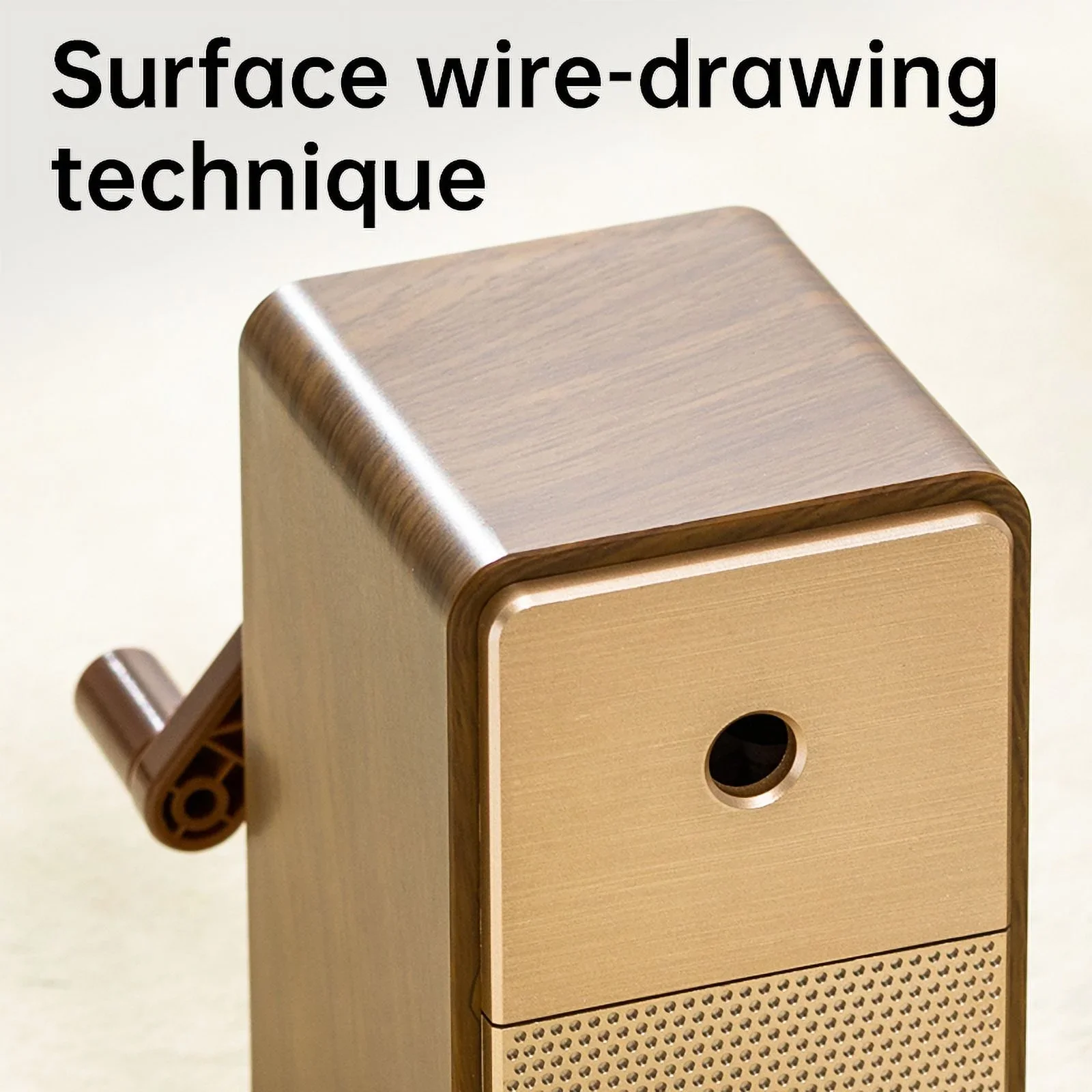 Deli Adjustable Pencil Sharpener Hand Crank Table Sharpeners Machine for Graphite Pencil Stationery pencil sharpener