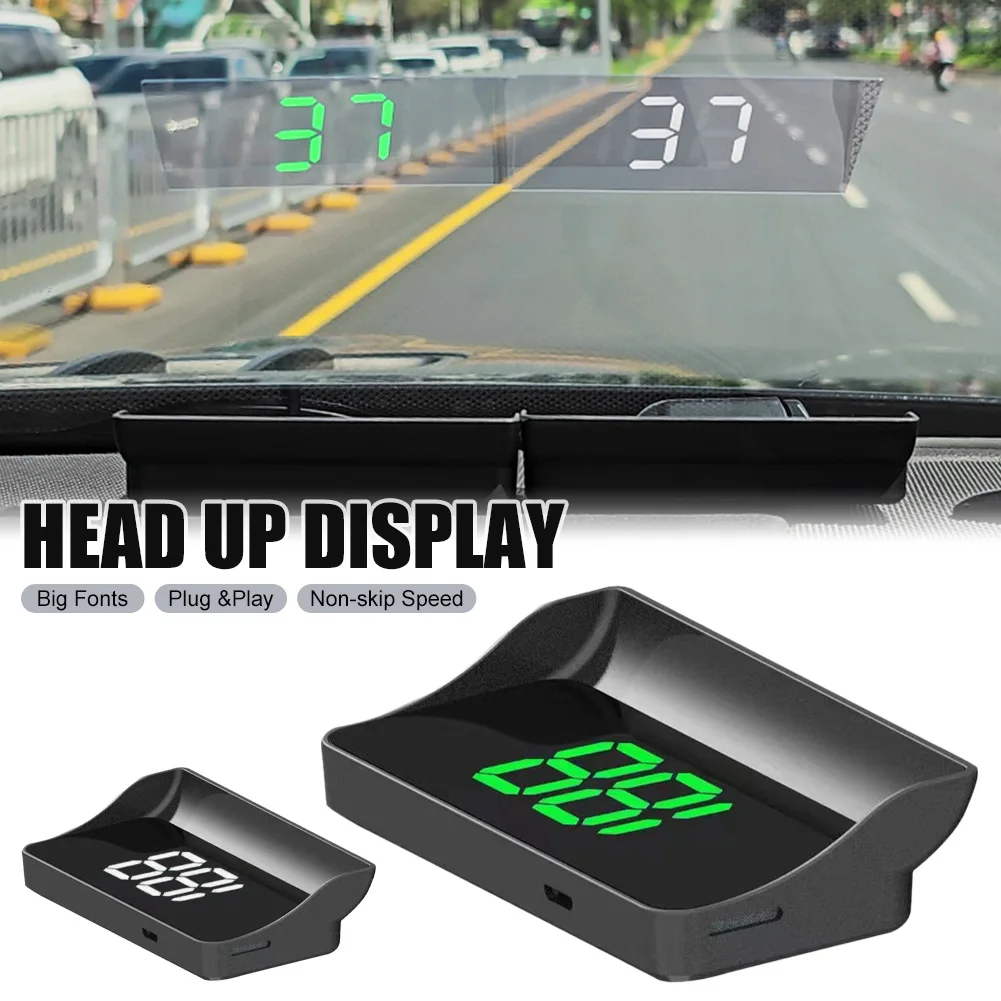 

Car Head Up Display GPS HUD USB Powered Windshield Projector KM/H MPH Speedometer Large Font for Car Truck SUV Auto Accessories