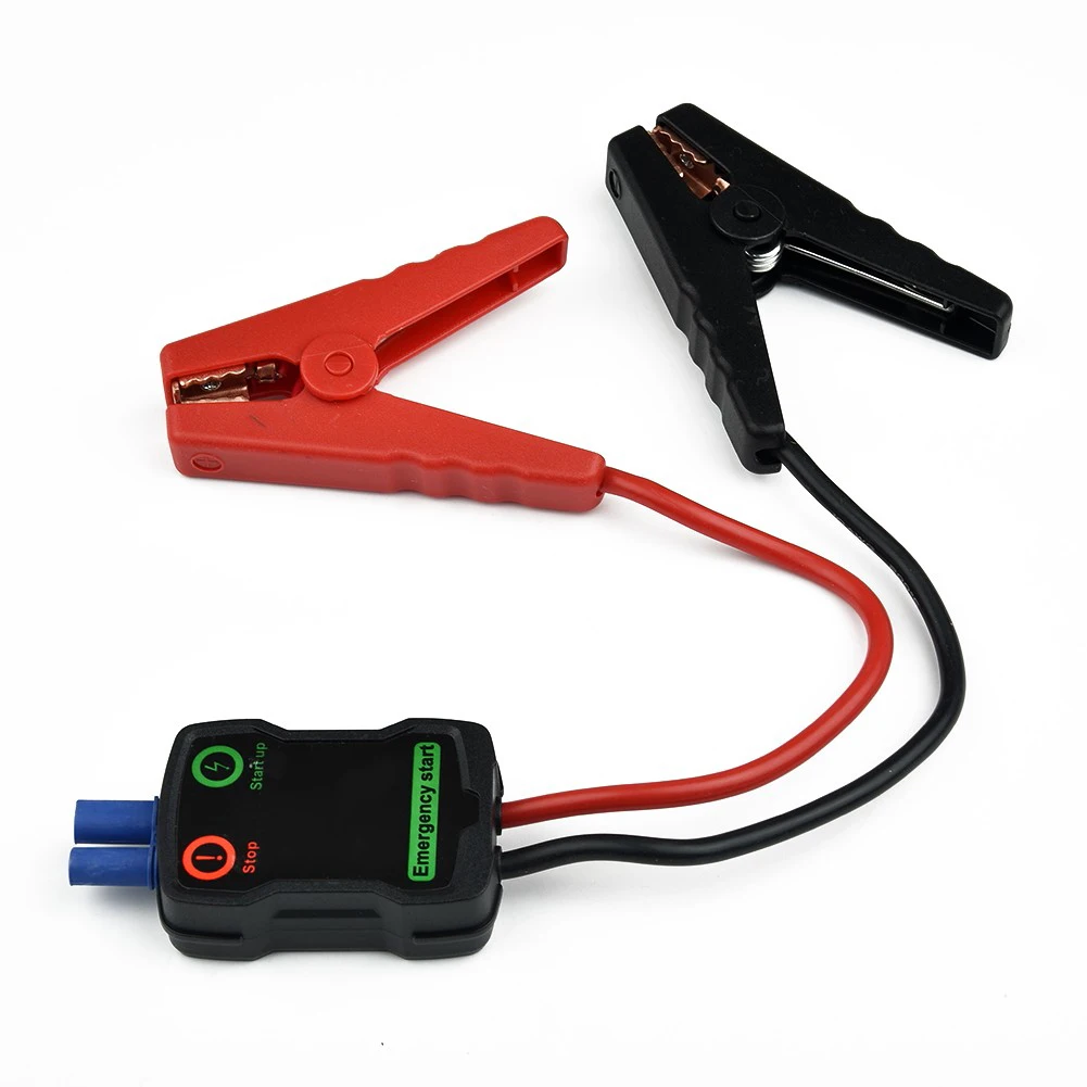 

12V Mini Jump Starter Jumper Cable Clamp Car Tool with Intelligent Smart Male EC5 Compatible With Most 12V Cars