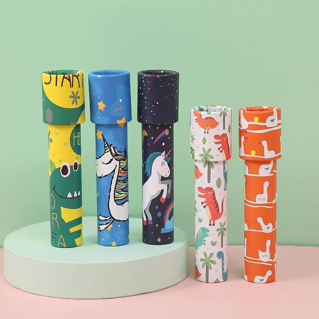 Interactive Logical Rotating Kaleidoscope Magic Classic Educational Toys for Kids Imaginative Cartoon Children Souptoys 1